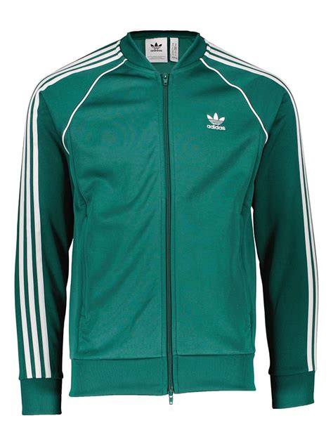 Shop adidas Originals One Fleece Trainingsjas groen .